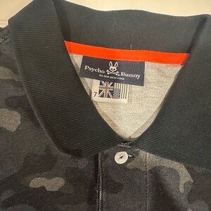 Psycho Bunny Dark Camouflage Polo Shirt Size 7 / XL